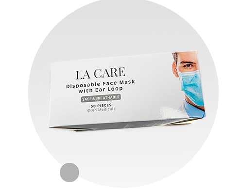 la care disposable face masks